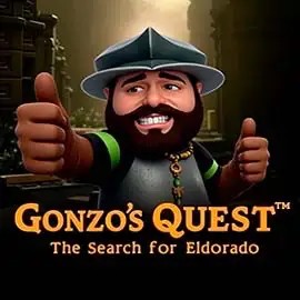 Logo of Gonzo's Quest from NetEnt at UnionBet Casino