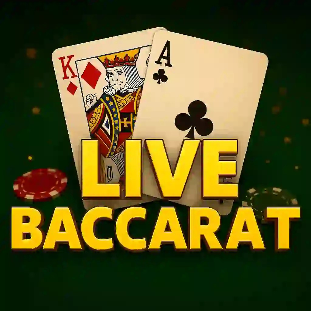 Live Baccarat slot logo by Pragmatic Live at UnionBet CasinoLive Baccarat