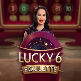 Lucky 6 Roulette online game logo by Pragmatic Play on unionbets.eu